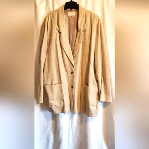 Liz Claiborne linen blazer